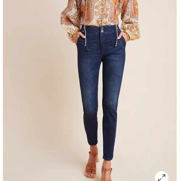 Anthropologie Pilcro Ultra High-Rise Skinny Jeans - Picture 1 of 14